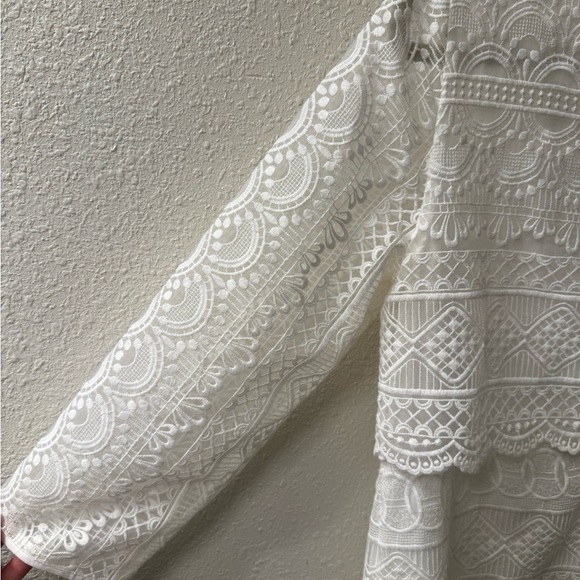 Sezane White Lace Dress - Picture 5 of 9